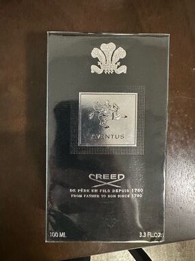 Creed Aventus Black and Silver Fragrance Box
